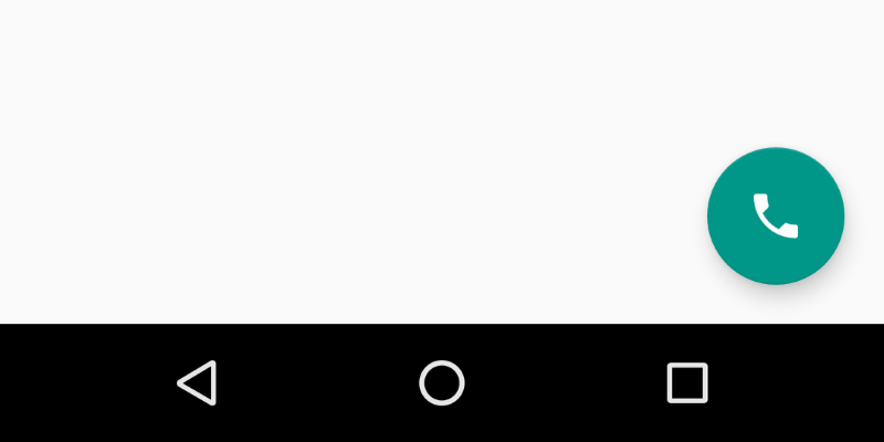 Floating action button Mini